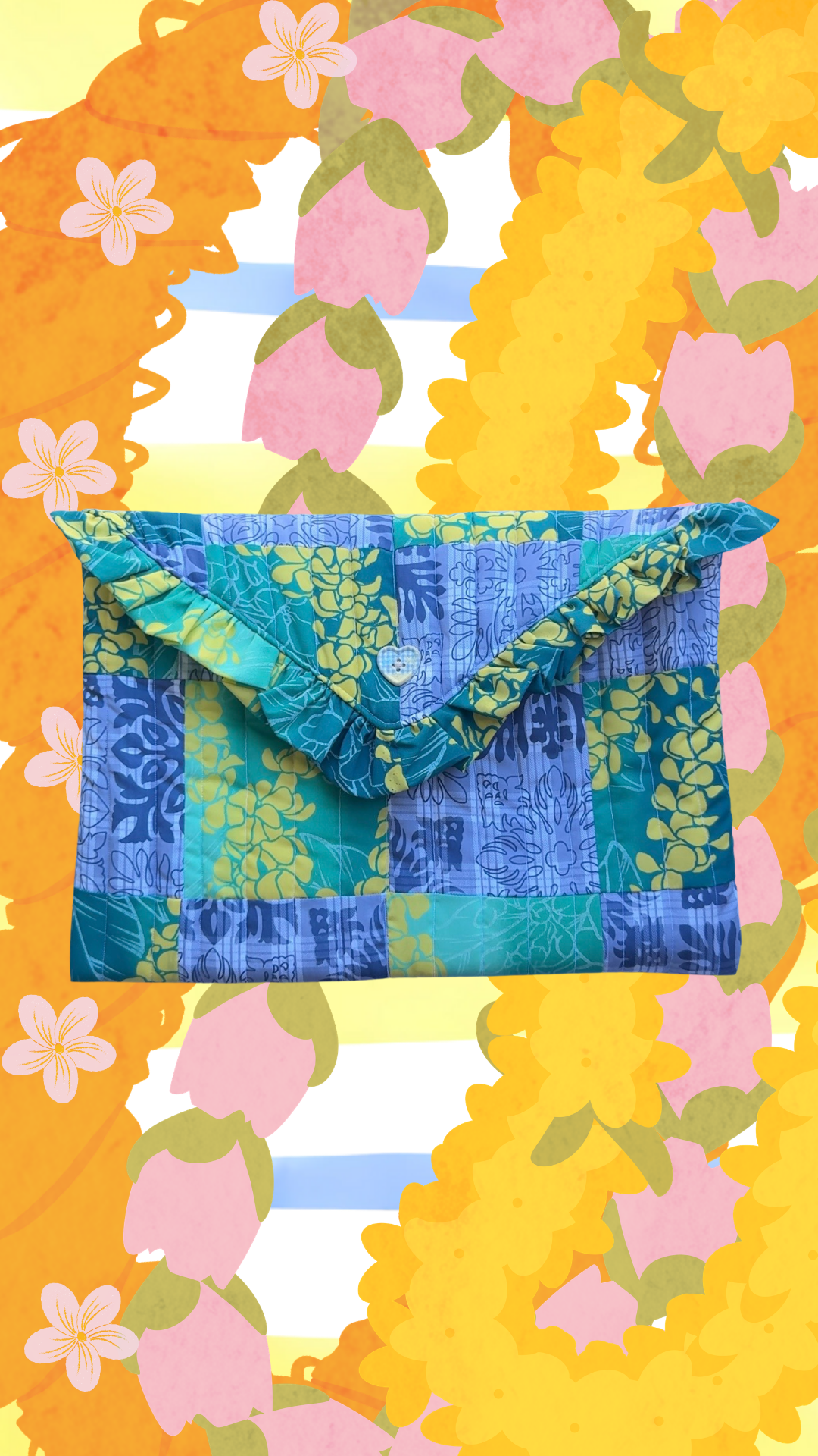 PUAKENIKENI RUFFLE LAPTOP SLEEVE