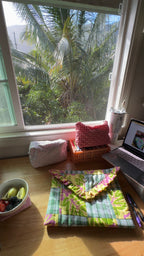HIBISCUS RUFFLE LAPTOP SLEEVE