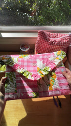 PINK PUAKENIKENI RUFFLE LAPTOP SLEEVE