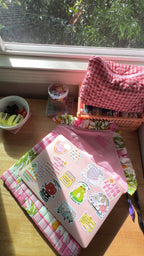 PINK PUAKENIKENI RUFFLE LAPTOP SLEEVE
