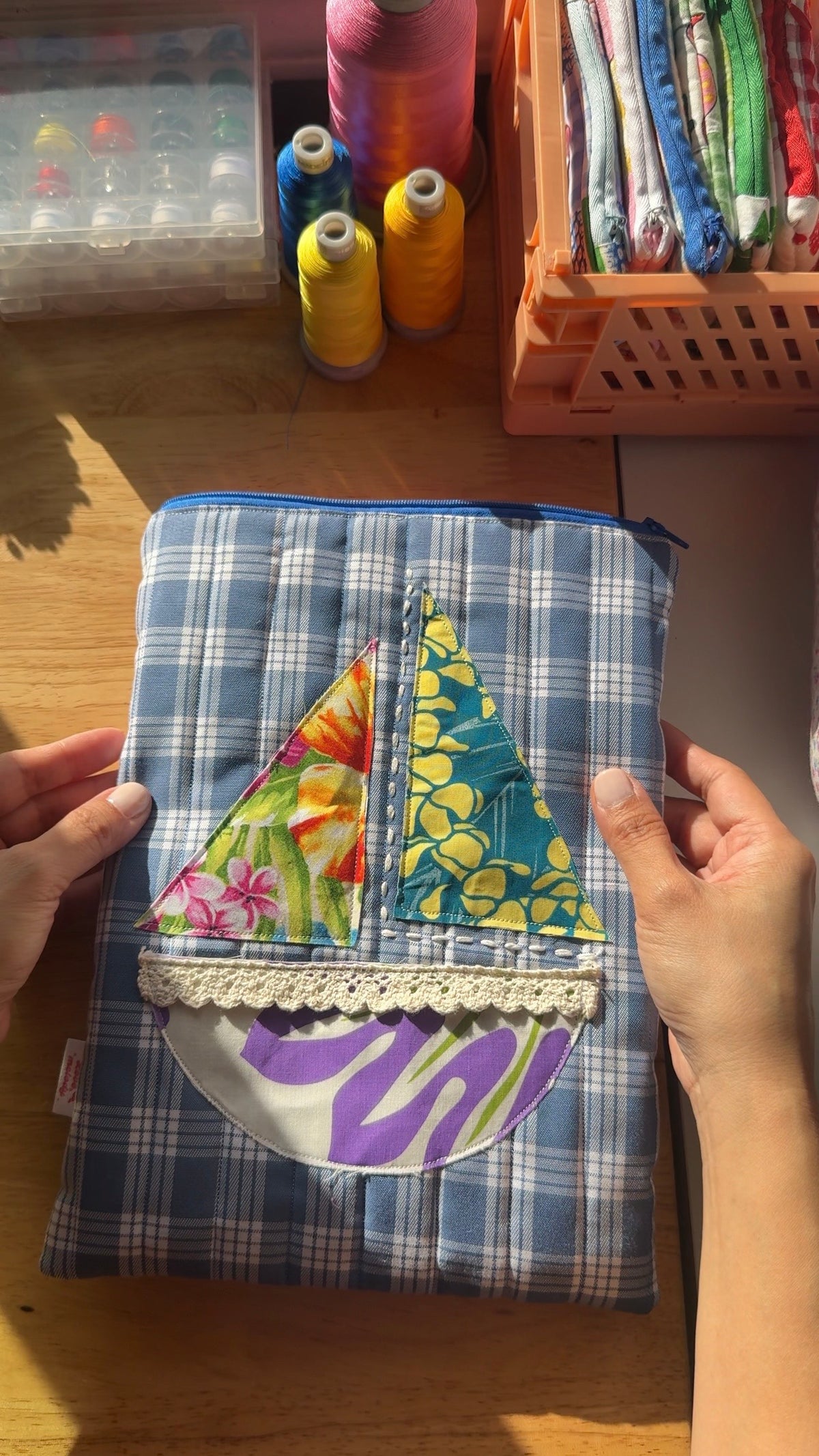 SAILBOAT BOOK SLEEVE