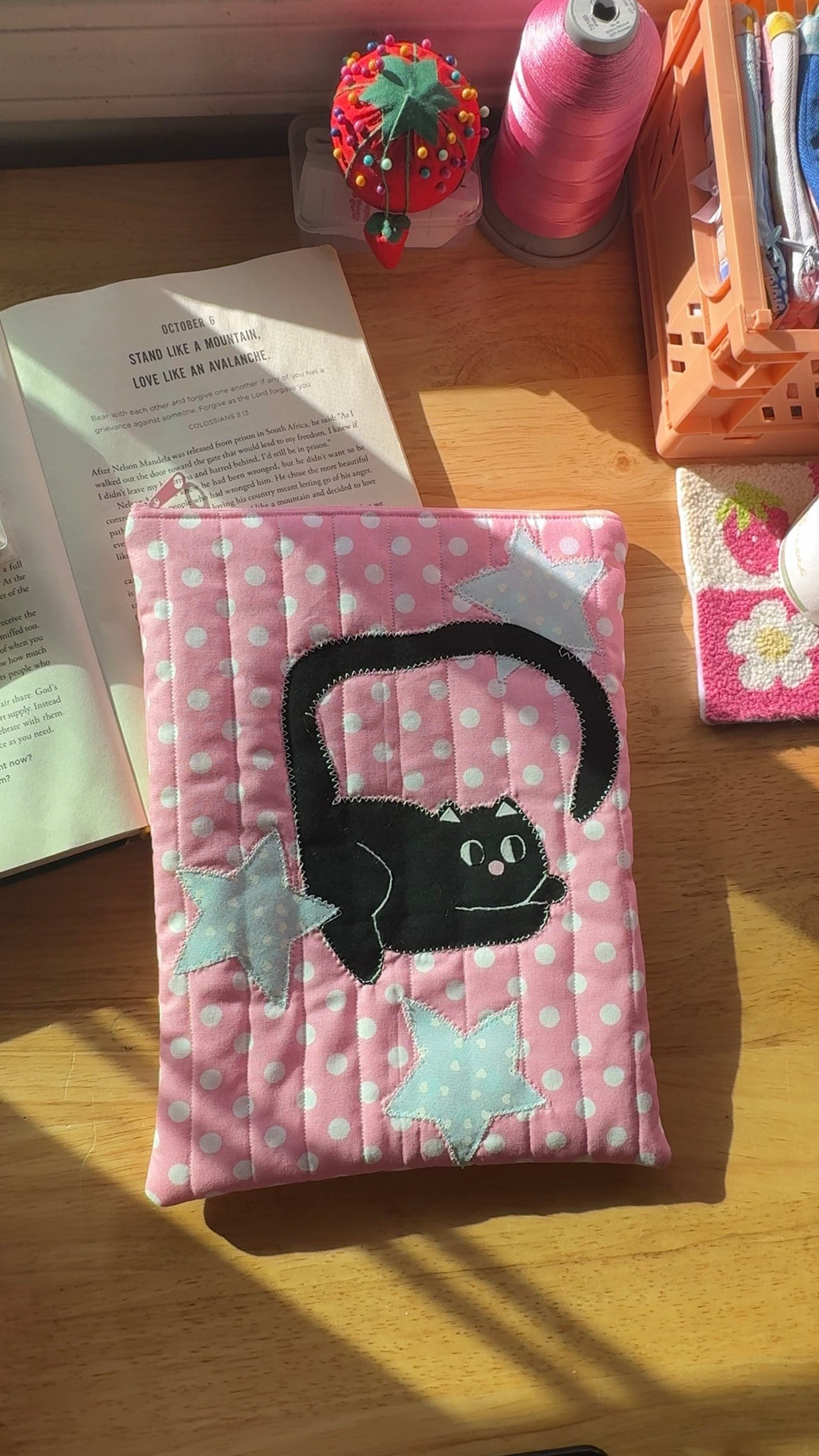 SCAREDY CAT BOOK SLEEVE