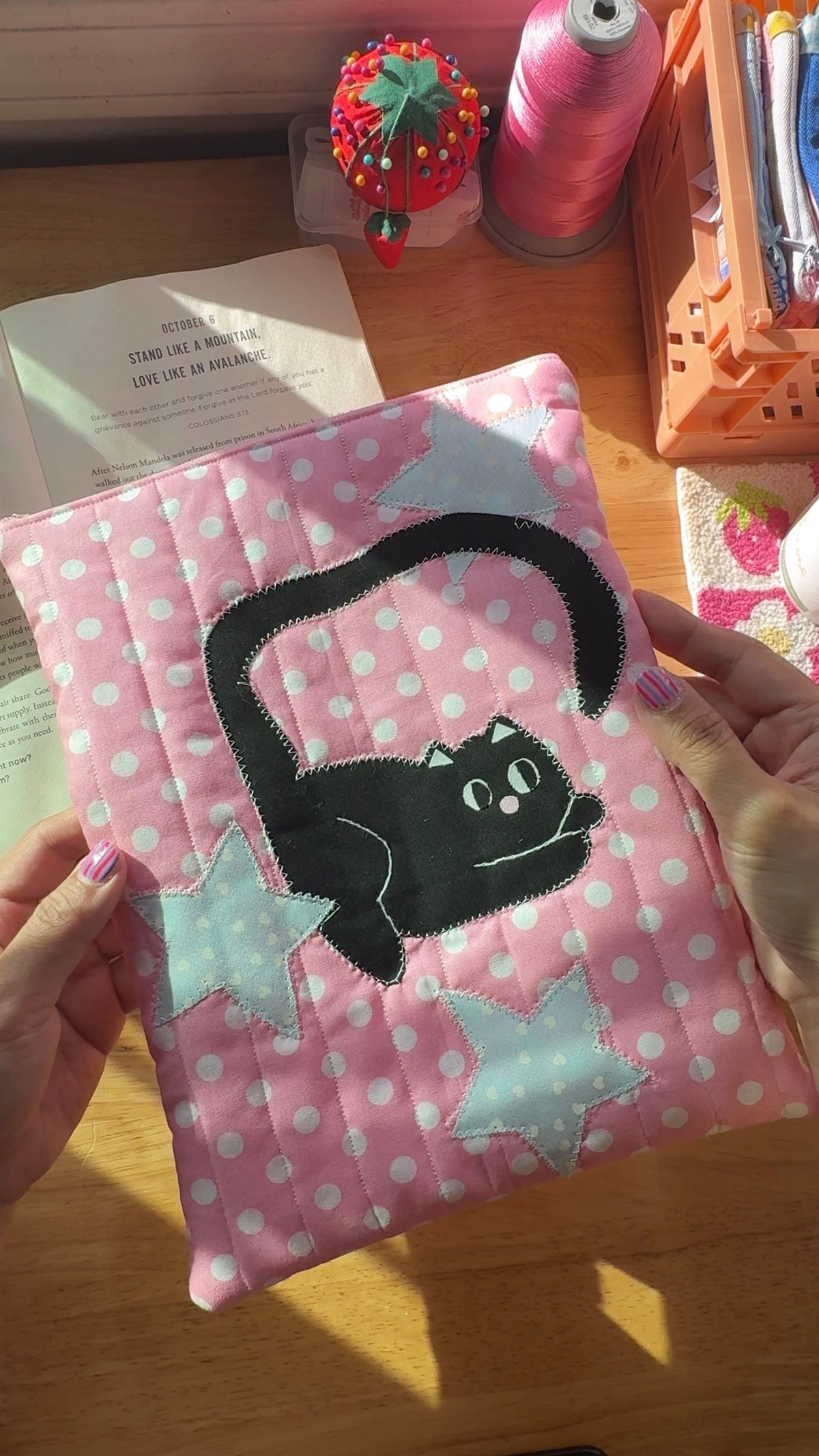 SCAREDY CAT BOOK SLEEVE