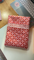PINK CHECKERED WITH POCKET SLEEVE