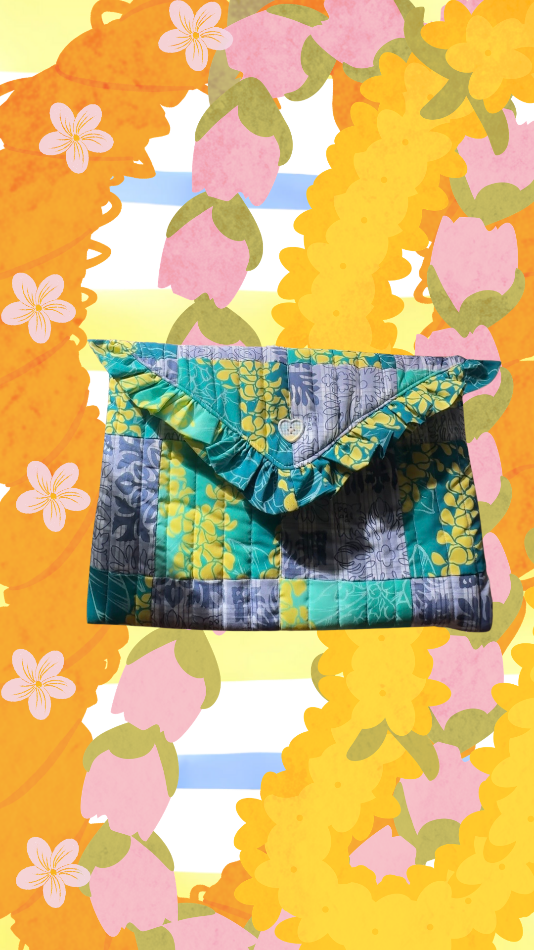 PUAKENIKENI RUFFLE LAPTOP SLEEVE